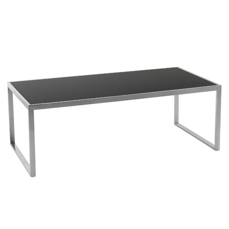 GL Black Glass Coffee Table Education Furniture Moffett & Sons